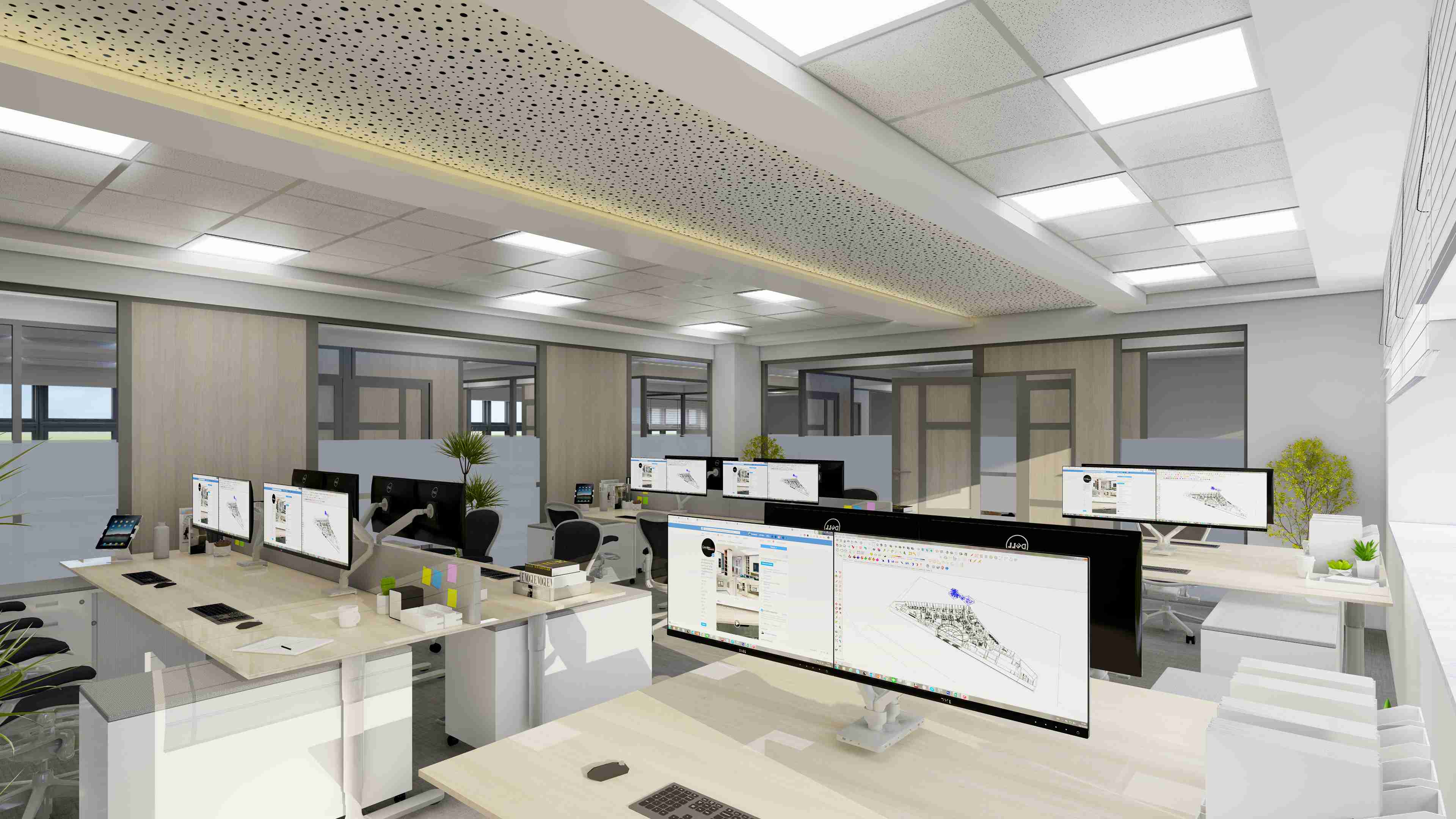 AMENAGEMENT PLATEAU EN BUREAUX (SAFRAN)